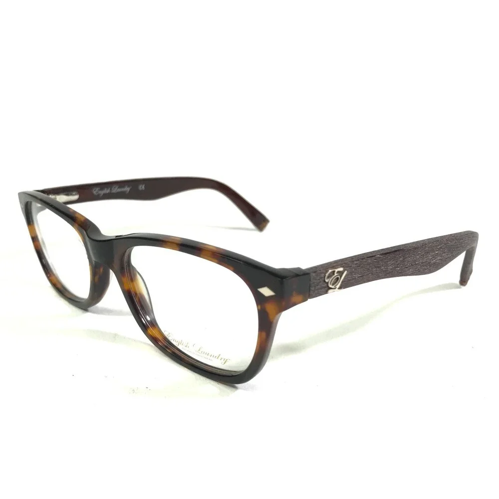 English Laundry GERALD CLASSIC TORTOISE Eyeglasses Frames Brown 52-19-135